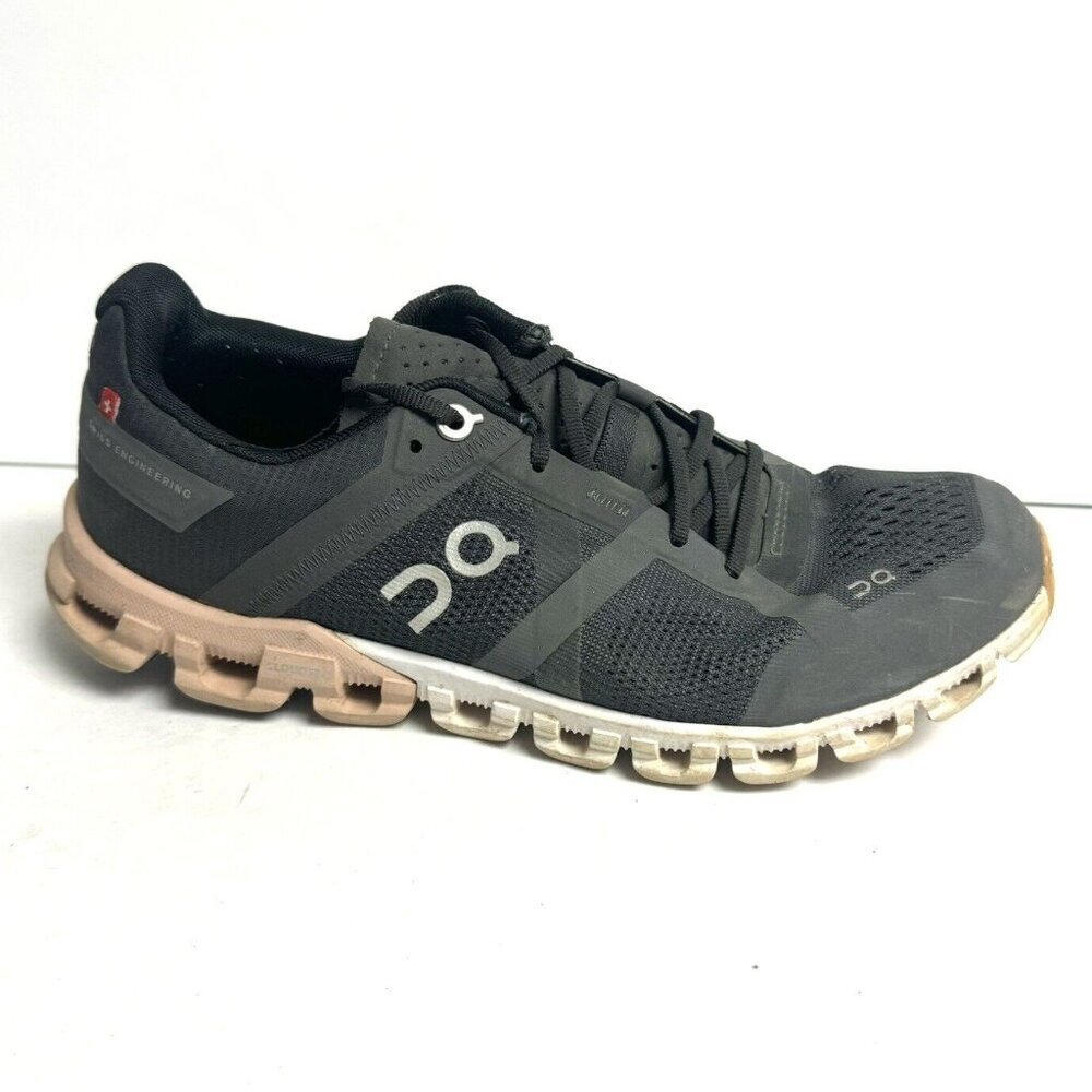 On Womens Cloudflow Rock/Rose Running Shoes, Size 6.5 M